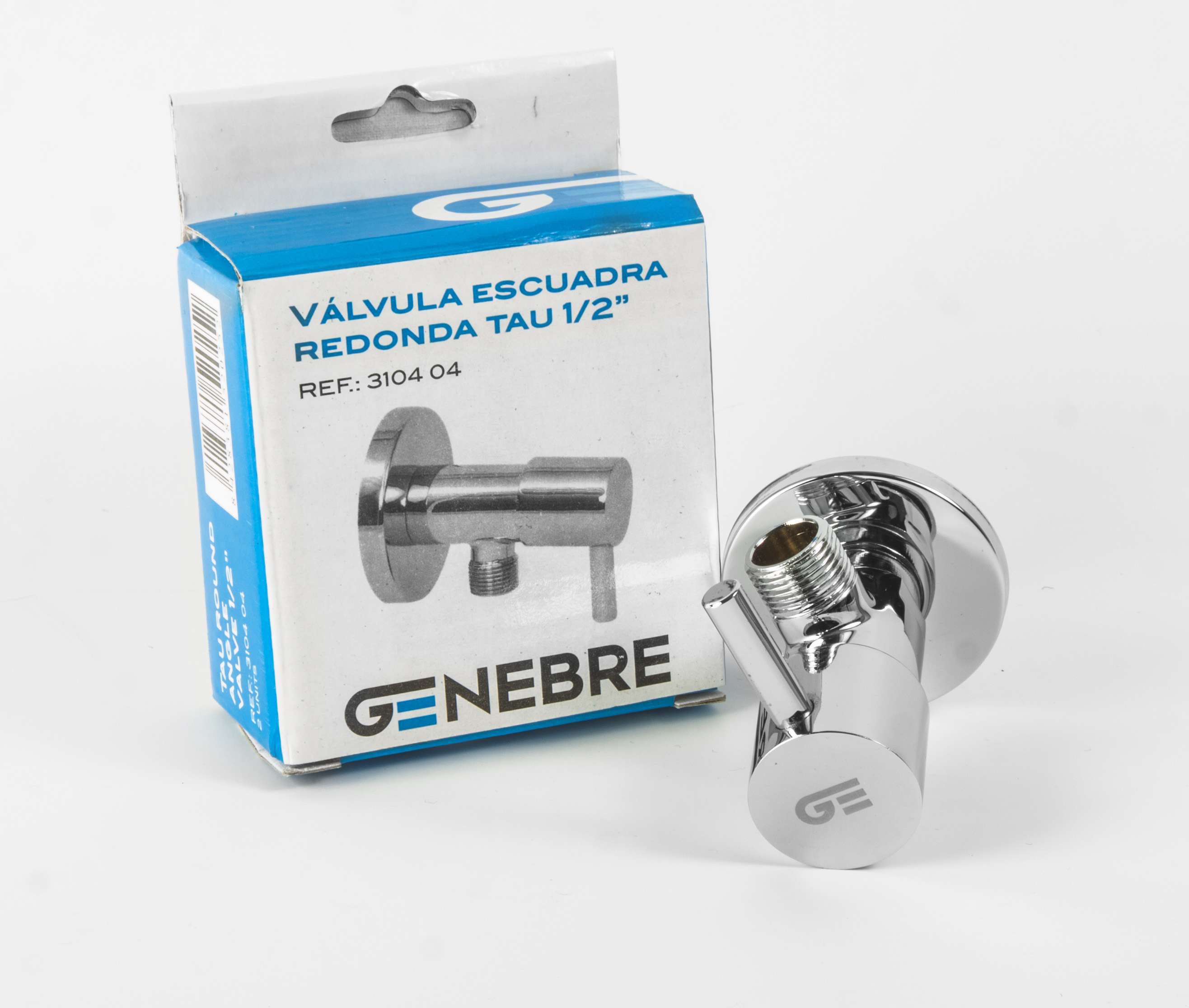 Вентиль для душа Genebre Tau Angle 38 угловой (3104 04)